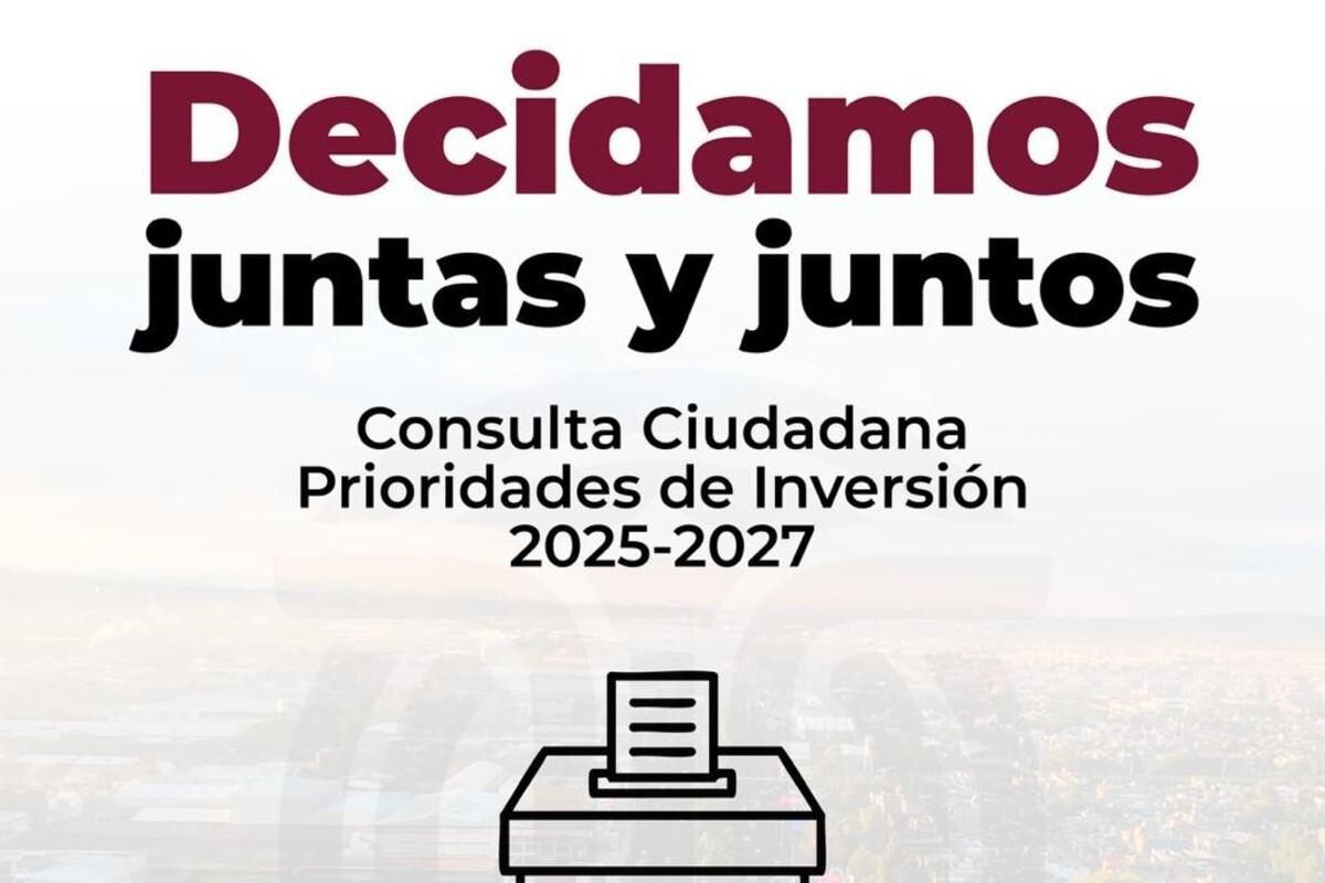 Arranca en Tizayuca la Consulta “Decidamos juntas y juntos” para reorientar el gasto público 2025–2027.