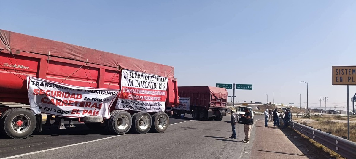 Bloqueos continúan en el Arco Norte este 25 de noviembre. (Cortesía)