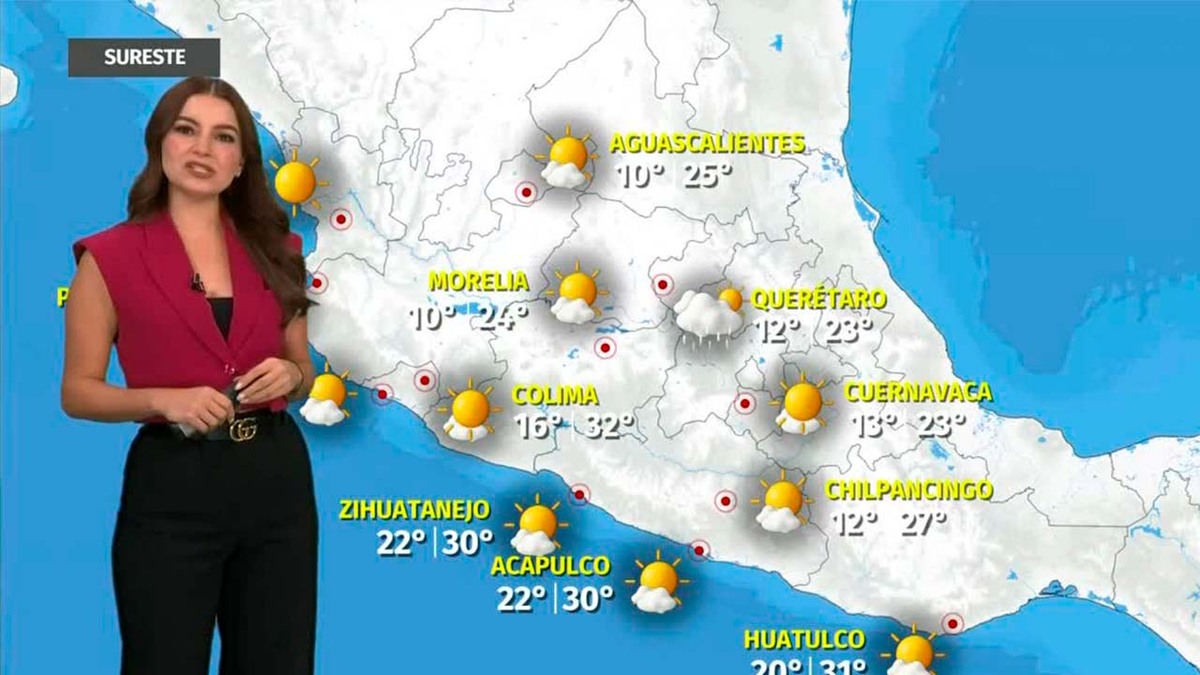 Clima de hoy martes 25 de noviembre de 2025 | Pronóstico con Sandy Tok