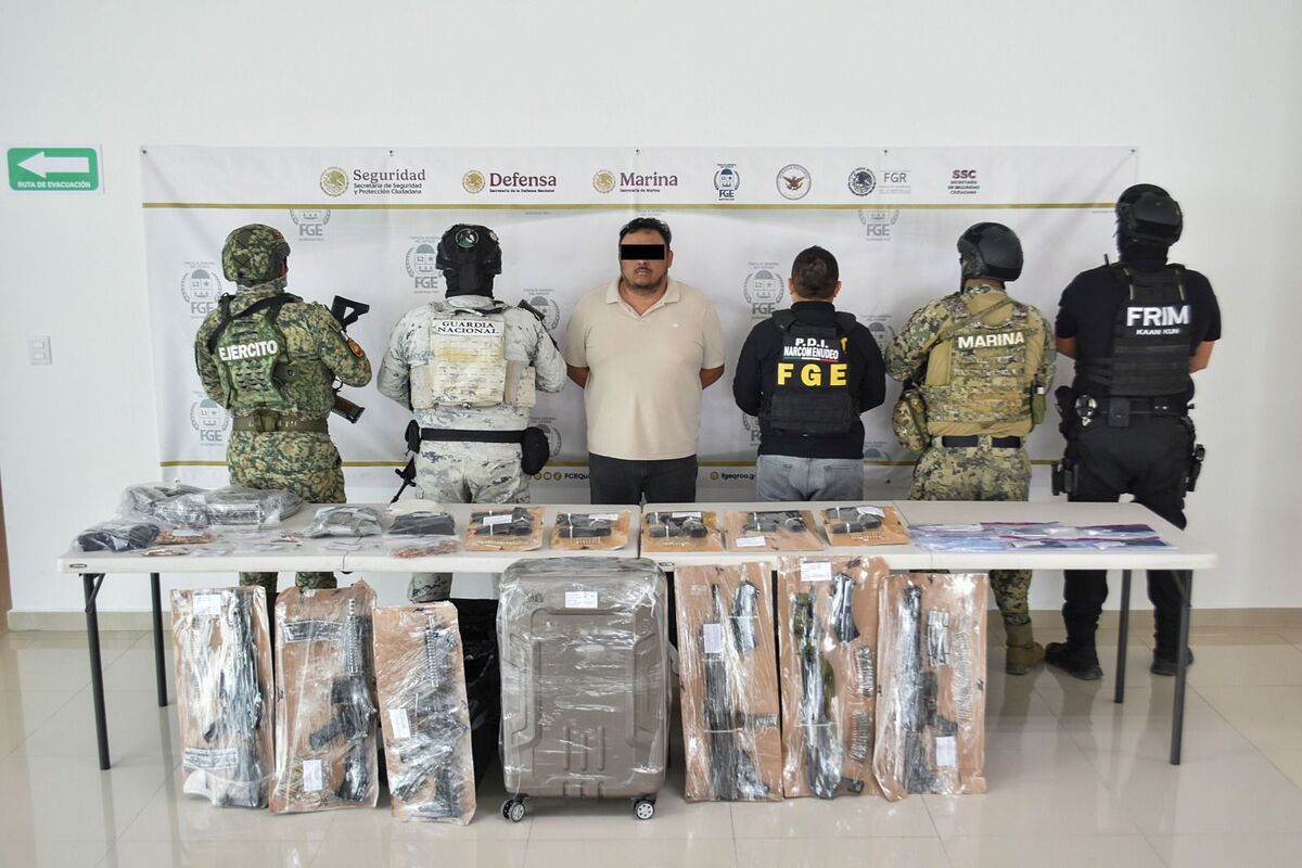 Ernesto Guadalupe 'N', alias 'El Rayo' y líder del CJNG, fue detenido en Quintana Roo. | Especial