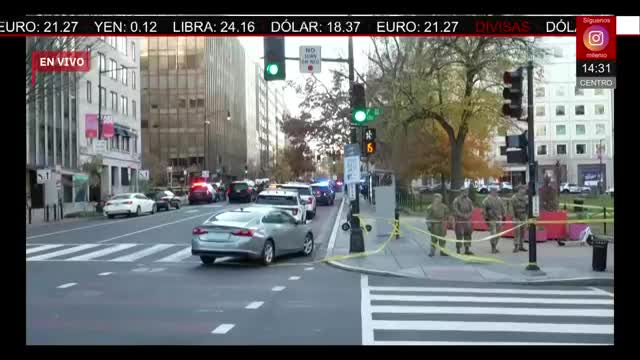 Ataque a balazos contra miembros de la Guardia Nacional cerca de la Casa Blanca