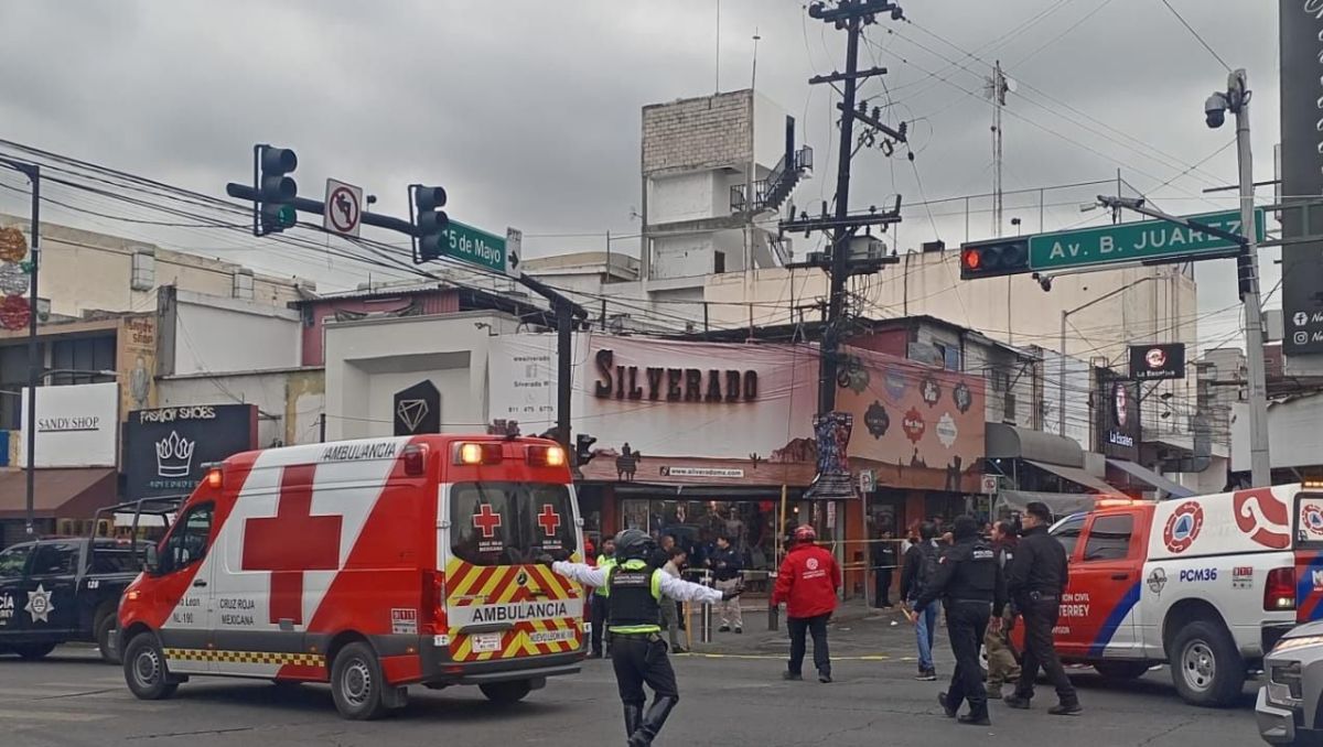 El ataque se registró durante este miércoles en el Centro de Monterrey. | Susana Paredes