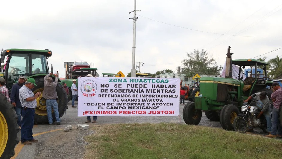 Bloqueos en carreteras de Tamaulipas. Foto: Yazmín Sánchez