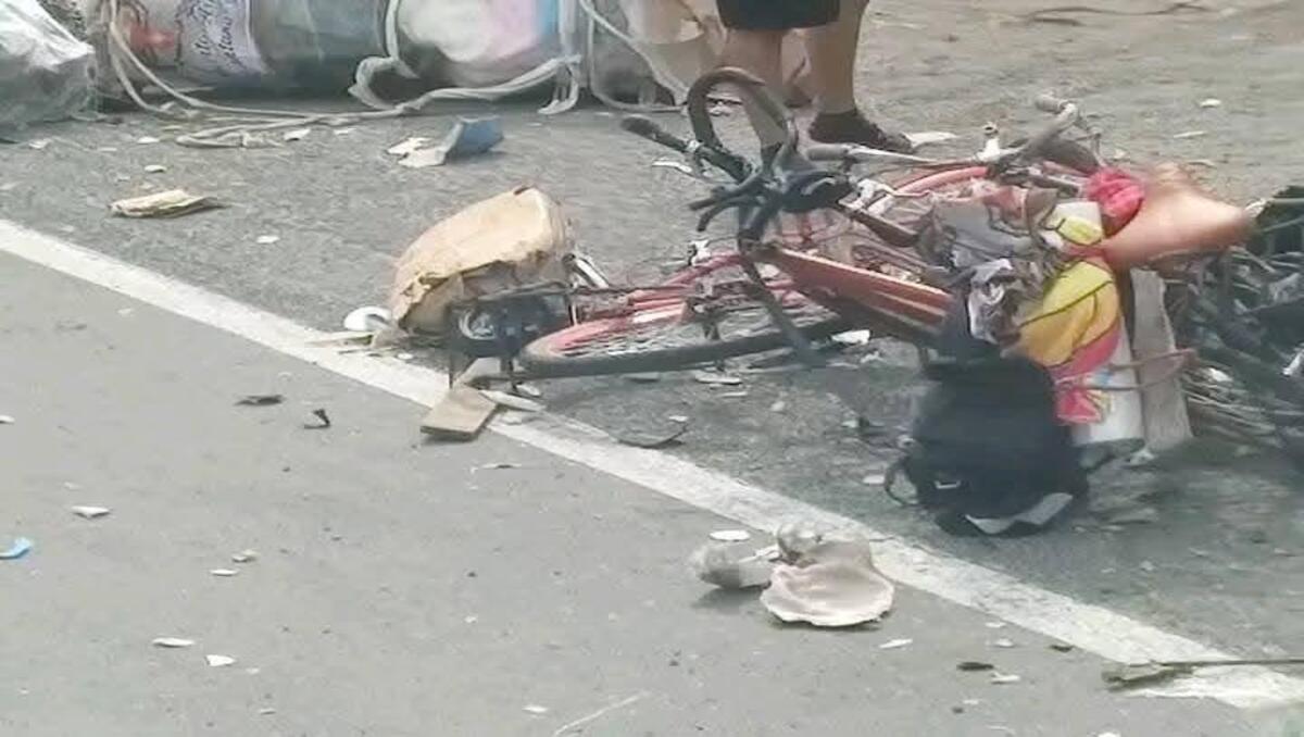 Atropellan a peregrinos ciclistas en carretera de Veracruz; hay 4 lesionados
