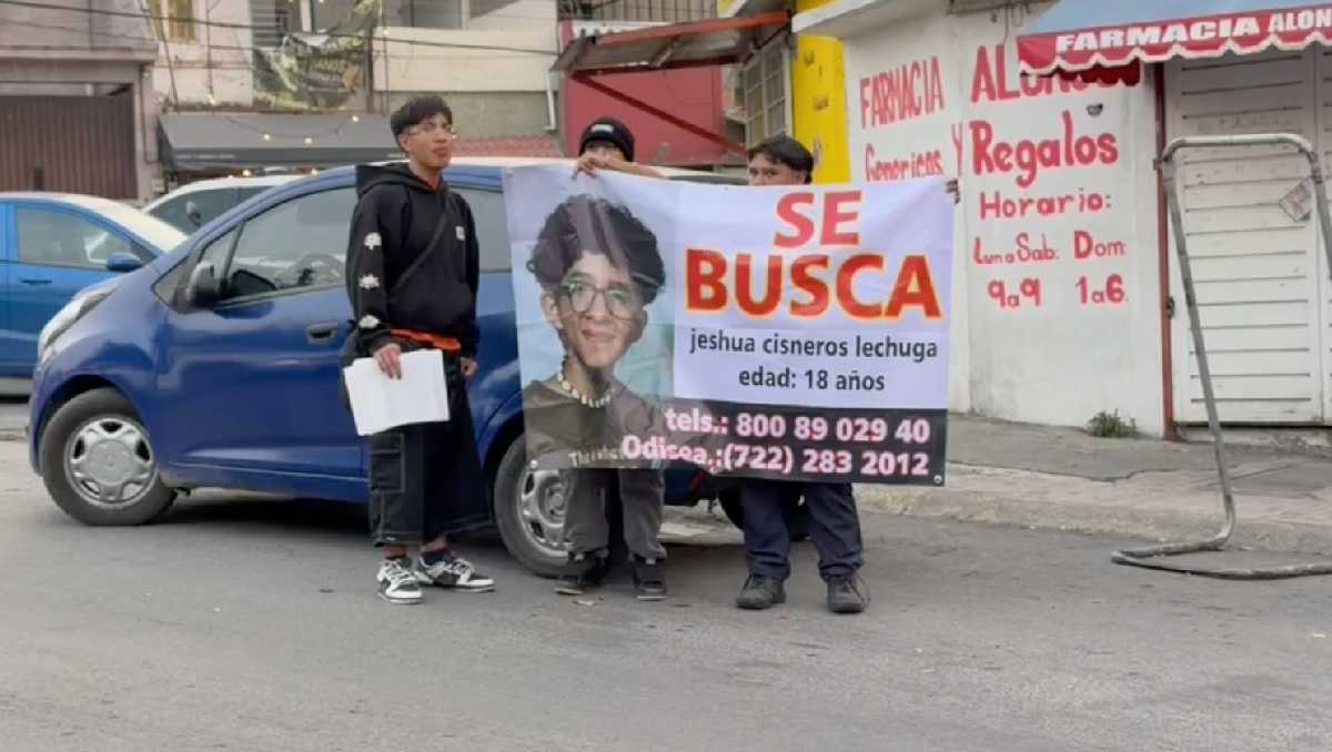 Las células de búsqueda recorrieron el último camino por el que presuntamente vieron a Jeshua Cisneros. Foto: (Especial)
