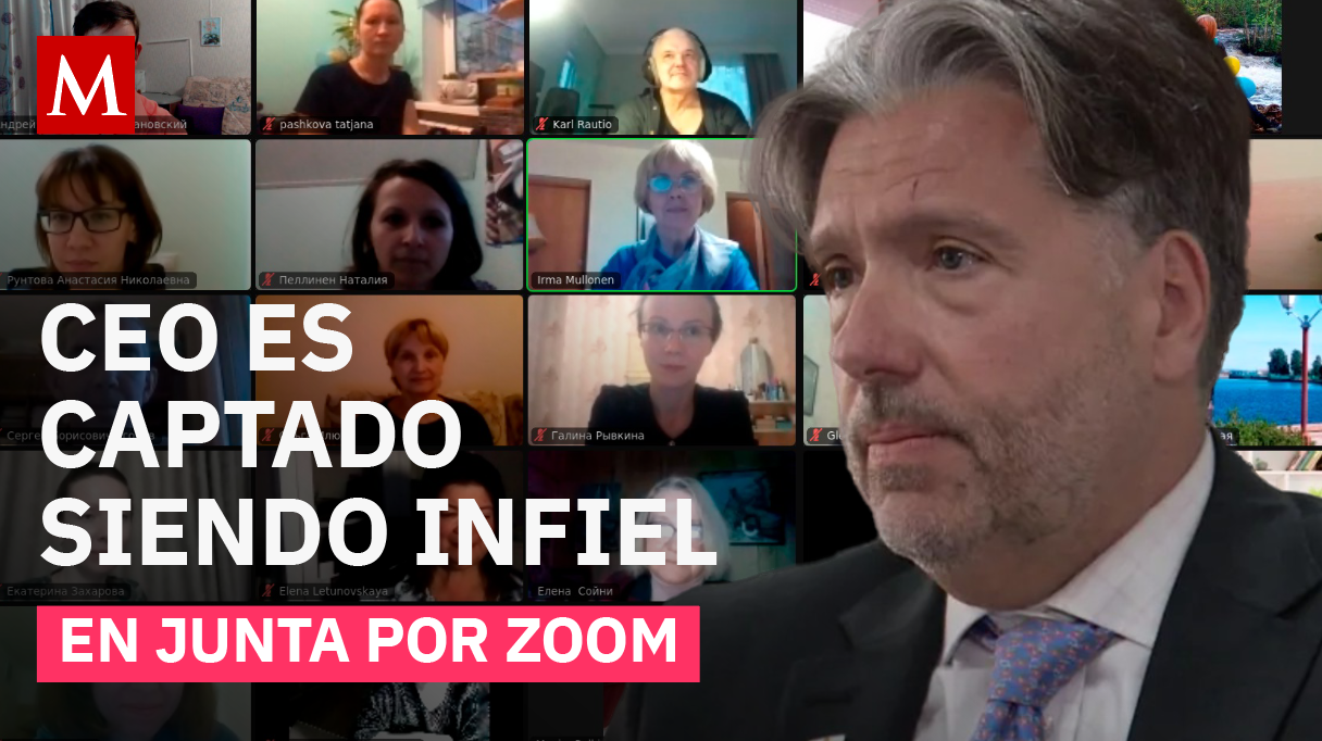 CEO casado es descubierto siendo infidelidad durante junta por Zoom; renunció debido a la presión