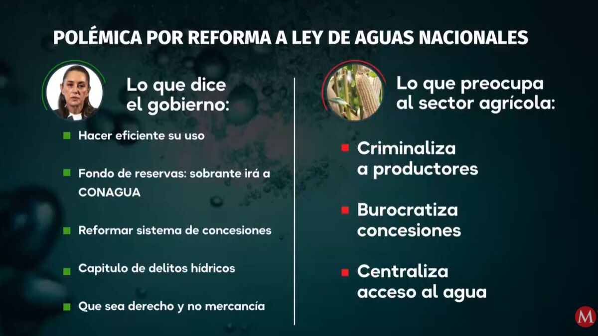 Continúa la polémica por Ley de Aguas Nacionales | Alejandro Domínguez, 25 de noviembre de 2025
