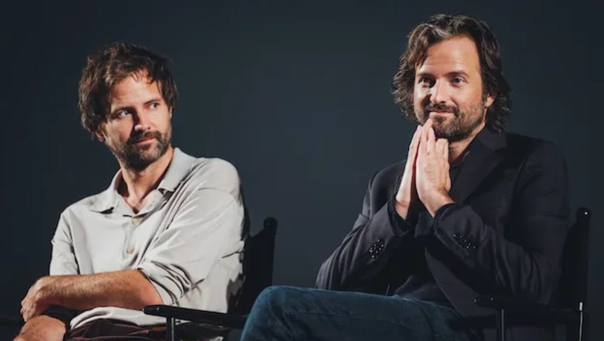 Los creadores de la serie ‘Stranger Things’, Ross Duffer (i) y Matt Duffer, durante de la presentación de la última temporada de la serie en la feria