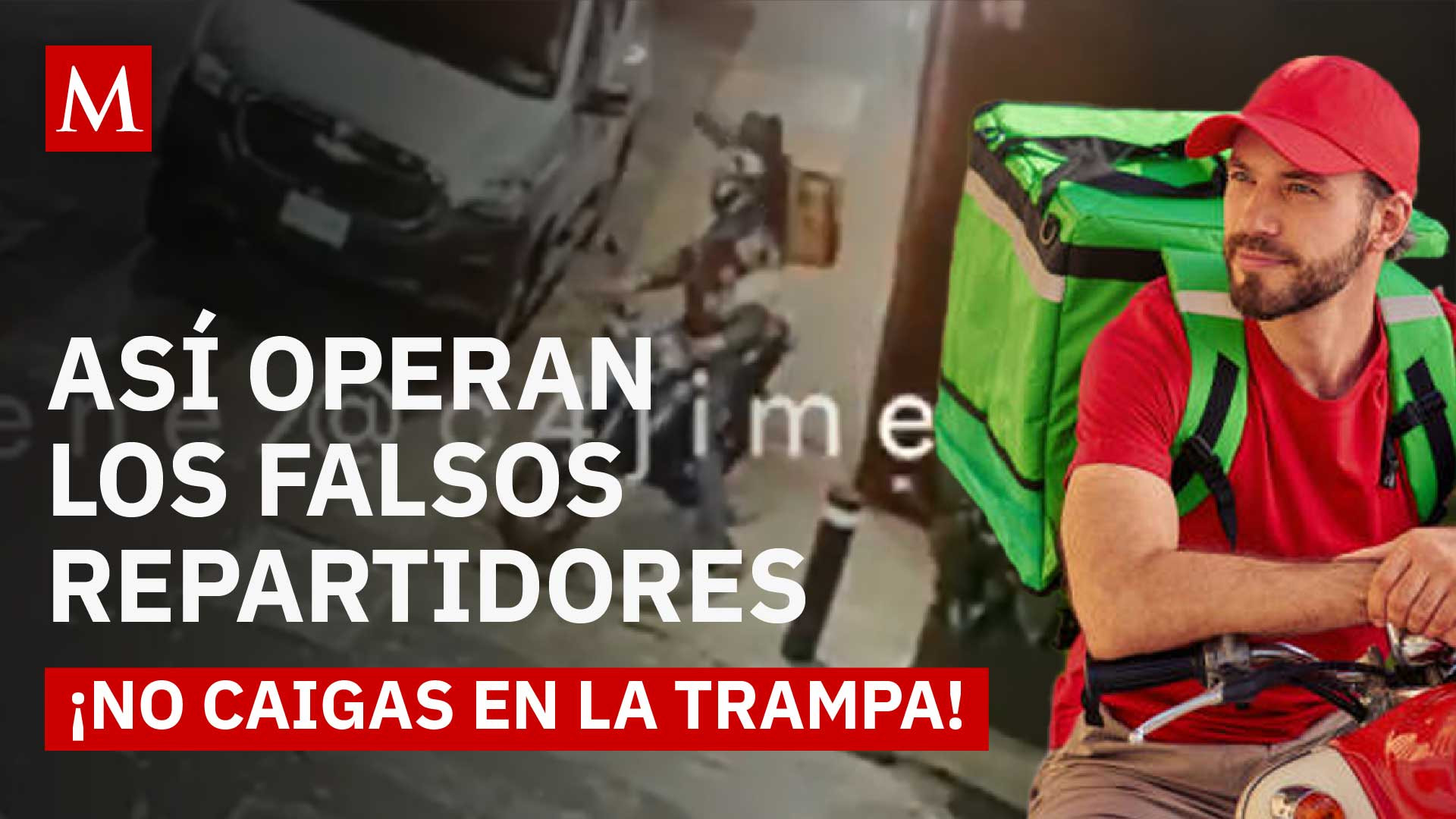 Delincuentes se hacen pasar por repartidores de aplicaciones para cometer delitos