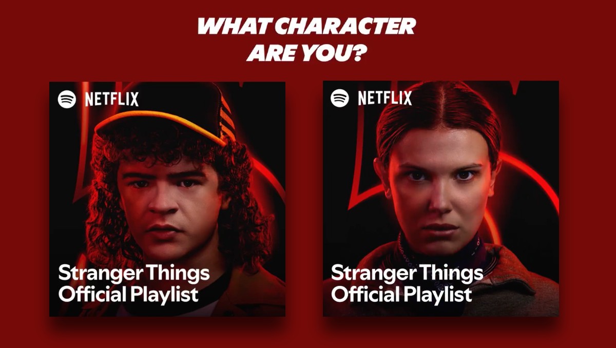 Descubre qué personaje eres de Stranger Things con playlist de Spotify