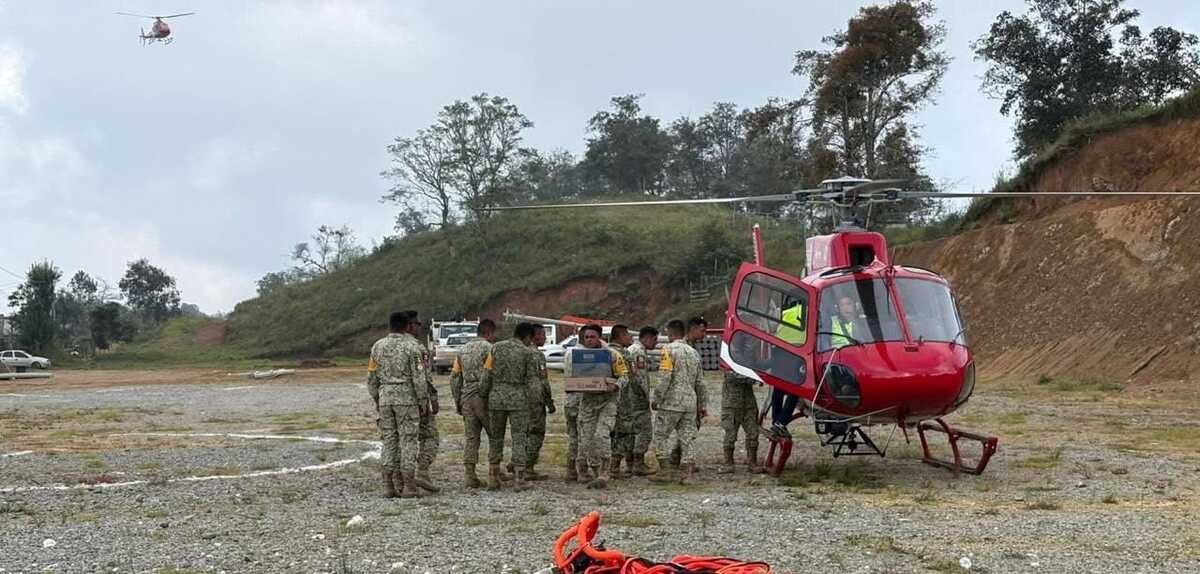 Destacan el trabajo coordinado de los tres órdenes de gobierno para seguir brindando ayuda. (Cortesía)