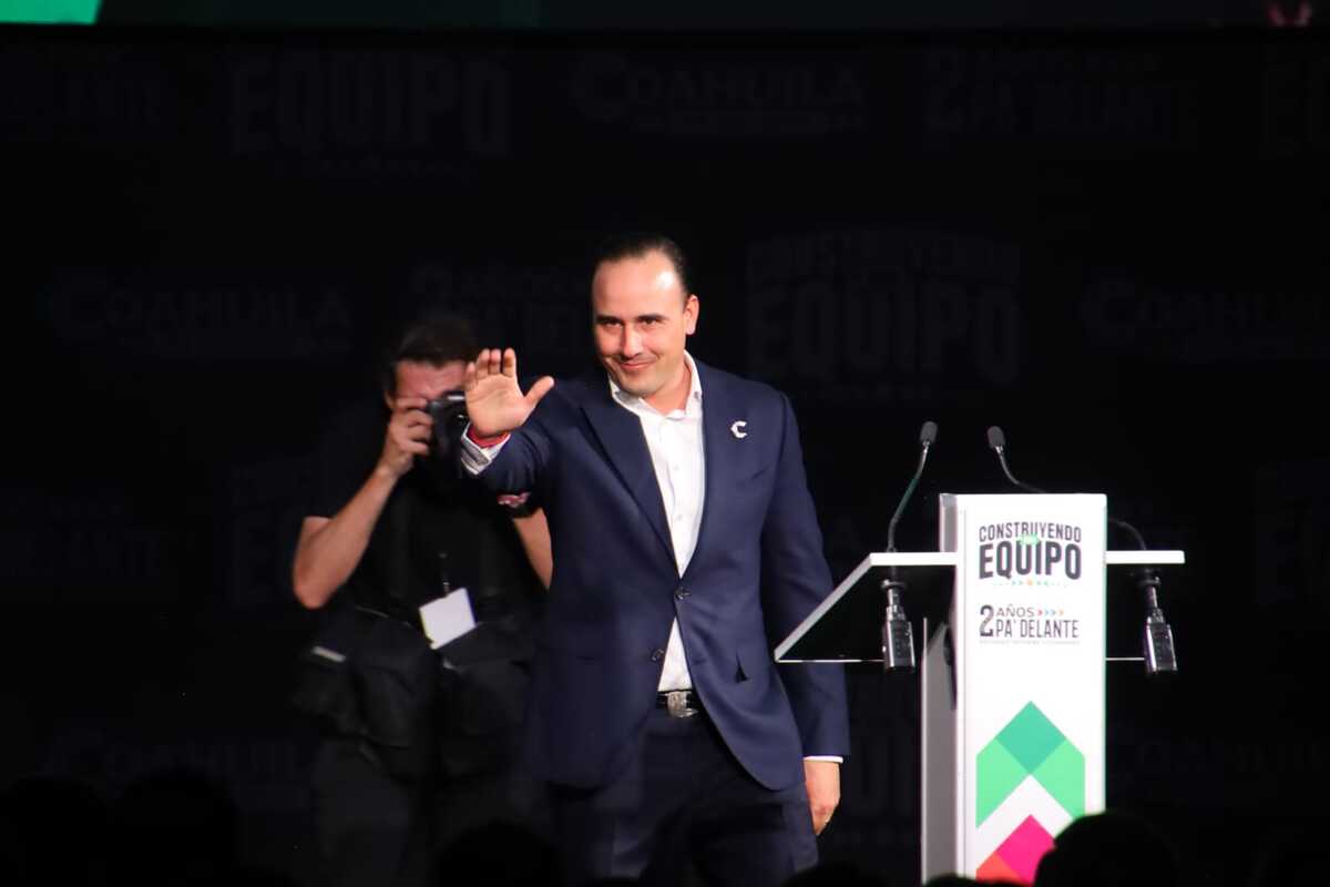 Las frases de Manolo Jiménez en su segundo informe de Gobierno en Coahuila. | Verónica Rivera