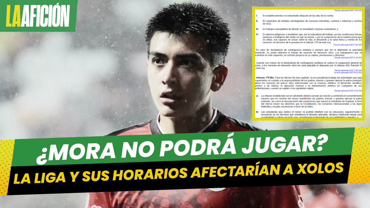 ¿Gilberto Mora podría perderse el Tijuana vs Tigres por horario y ser menor de edad?
