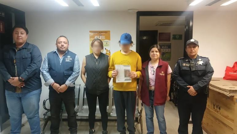 Localizan a un menor extraviado en el bulevar Minero. (Cortesía)