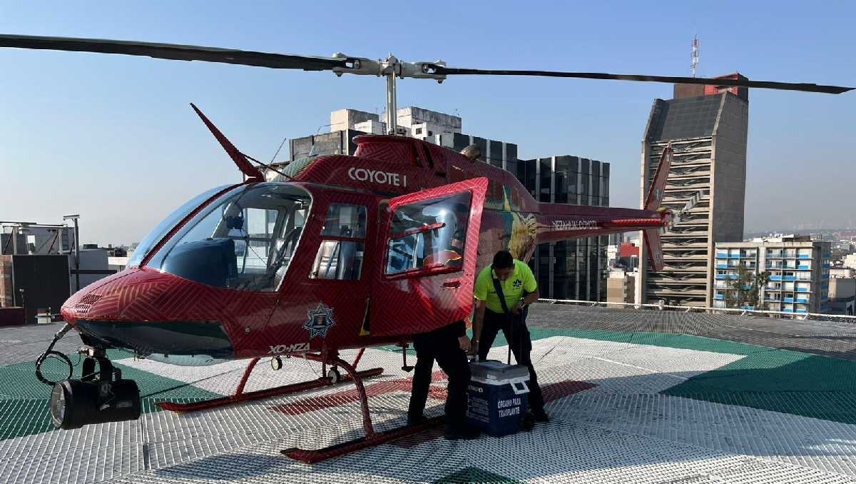 Los órganos serán para trasplante a un paciente en el Hospital General de México. Foto: (Especial)