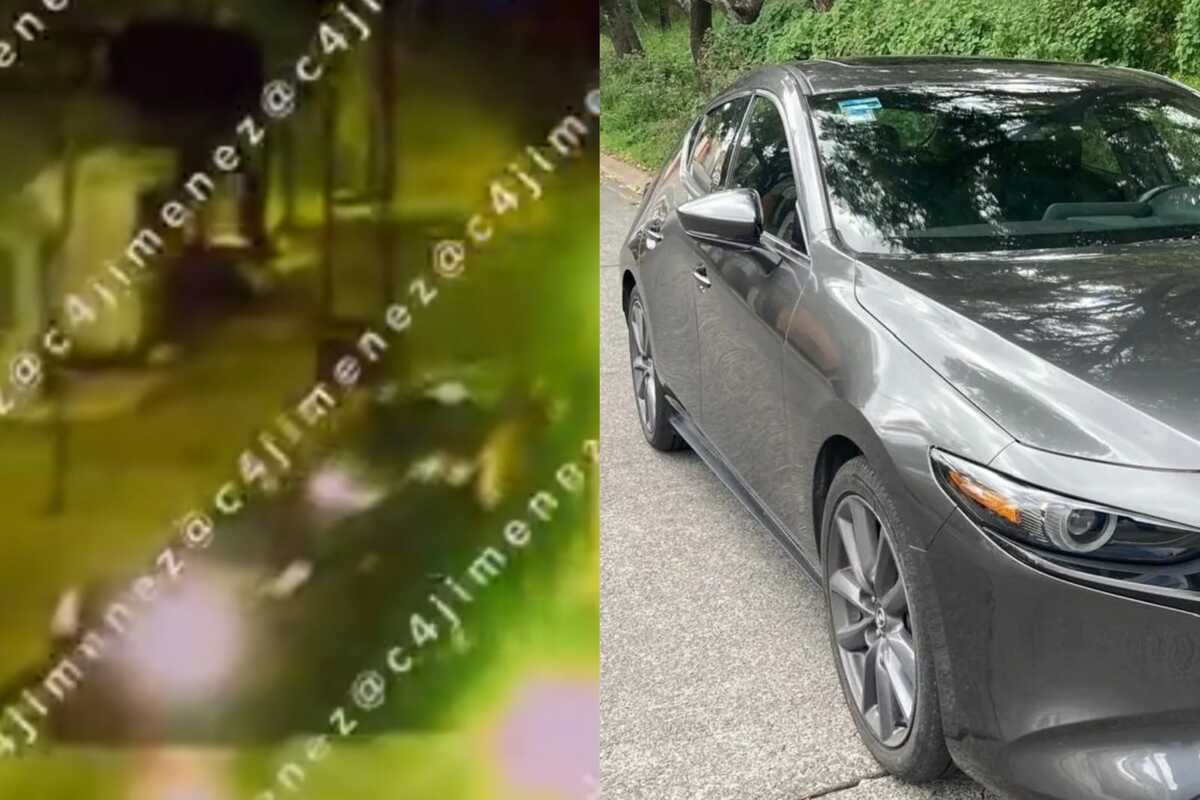 Presuntos 'montachoques' bajan del vehículo a conductor para asaltarlo en la Cuauhtémoc | Video