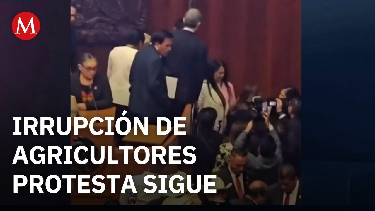 Agricultores irrumpen en el Senado en protesta y advierten que seguirán movilizados