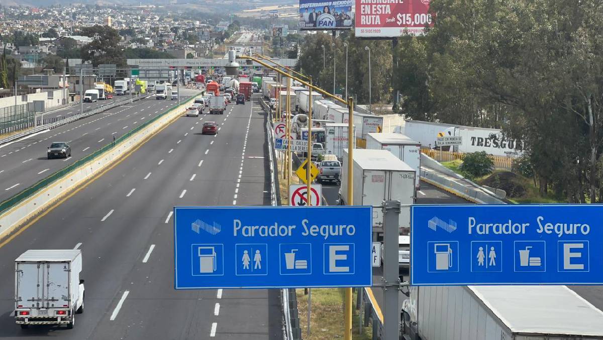 El bloqueo en Arco Norte afecta los traslados a Hidalgo, Estado de México y Puebla. Foto: (Especial)