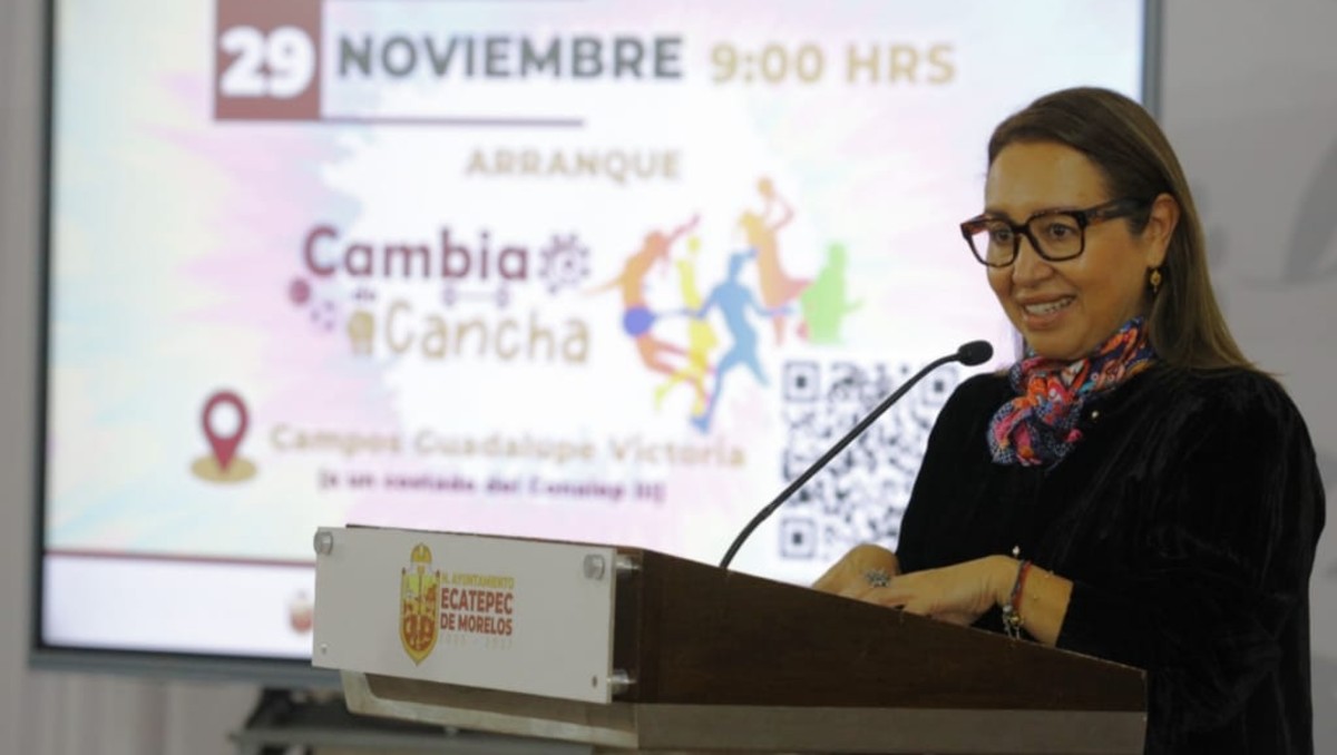 Arranca programa 'Cambia de Cancha' en espacios recuperados de Ecatepec