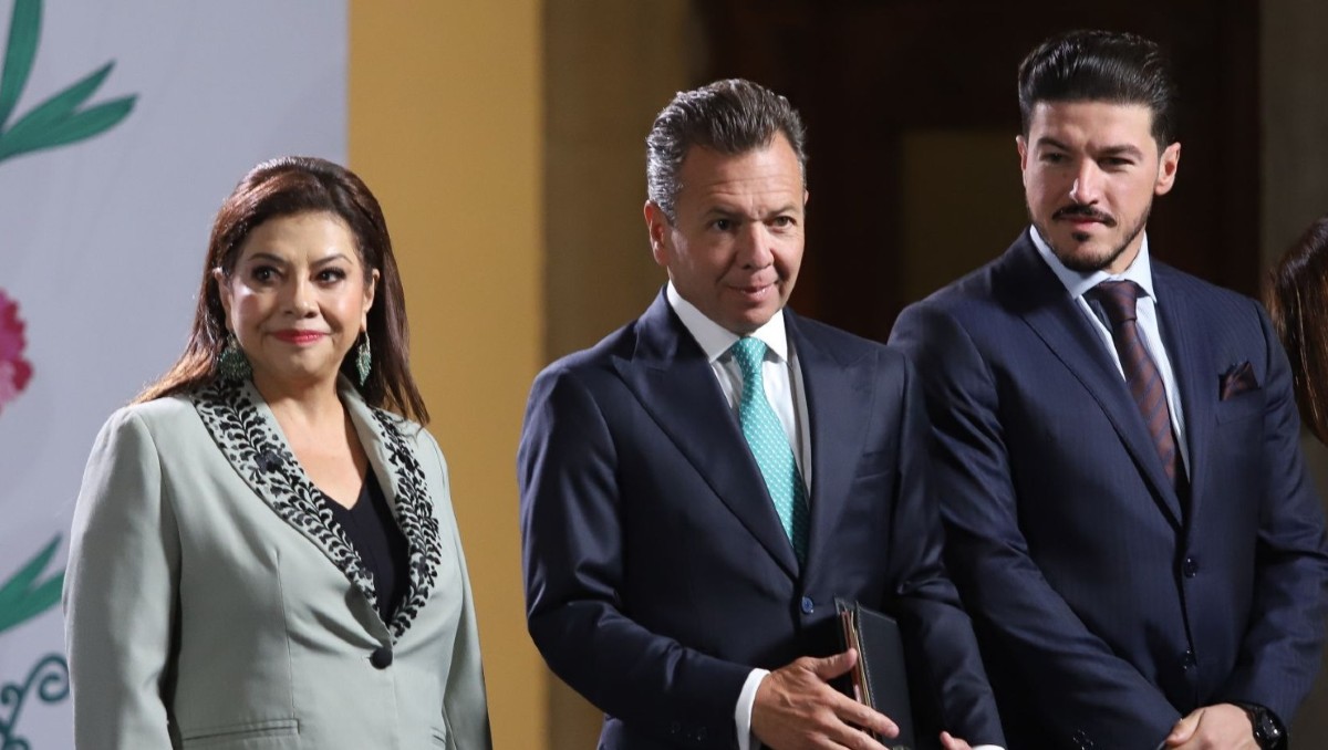 Clara Brugada durante la conferencia de prensa matutina HOY 27 de noviembre. | Foto: Cuartoscuro