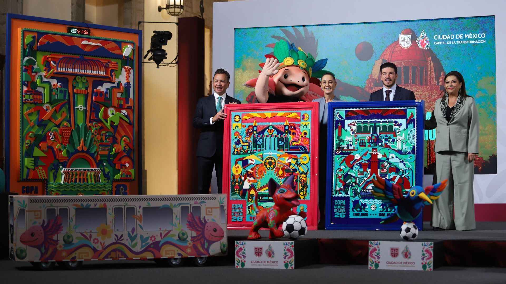 Clara Brugada presentó el cartel oficial de la CdMx para el Mundial 2026