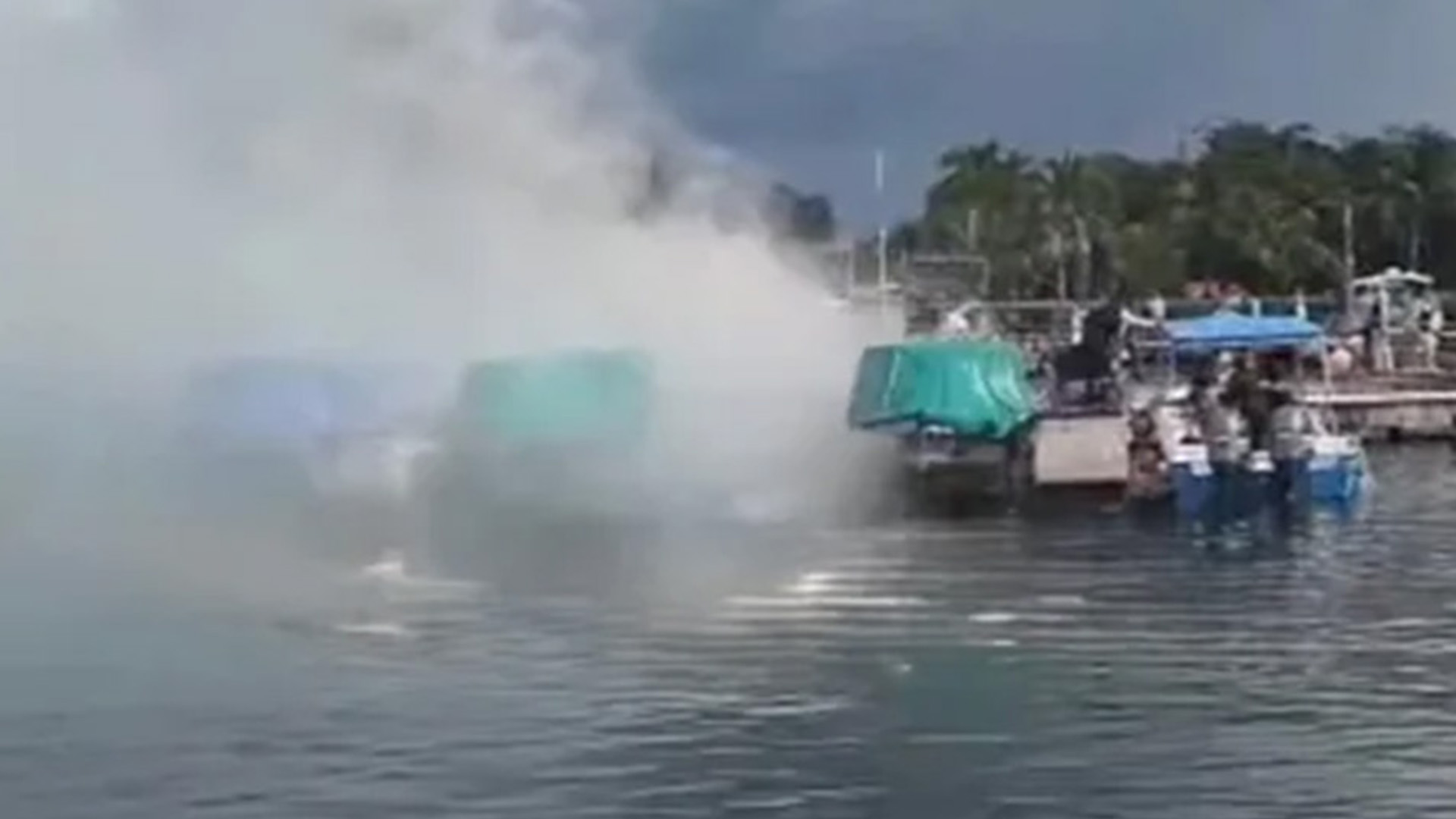 En Cozumel, una explosión en una embarcación de la Semar deja a cinco marinos heridos