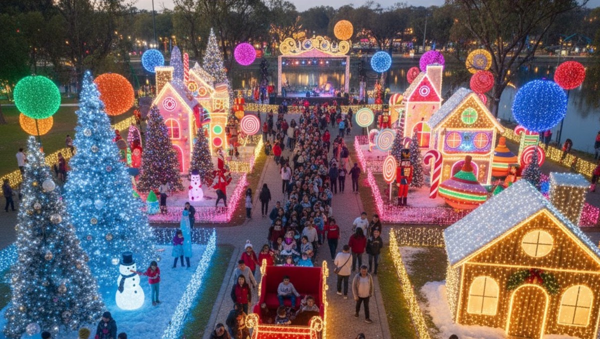 Descubre todo lo que podrás hacer en la Villa Navideña de León 2025 | Foto creada con IA.