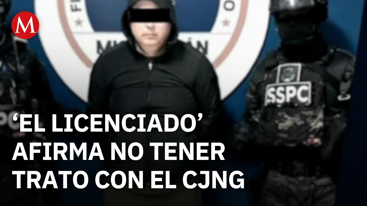 El Licenciado' niega vínculos con el CJNG durante audiencia