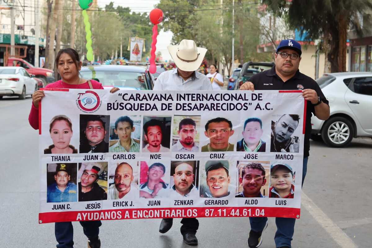 En Torreón, peregrinan por sus desaparecidos. (Verónica Rivera)