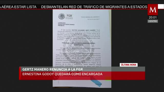 Ernestina Godoy suplirá a Gertz Manero de manera interina | Pedro Gamboa, 27 de noviembre de 2025