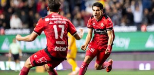 Gilberto Mora anotó en la victoria de Xolos sobre Tigres en la ida de los cuartos de final