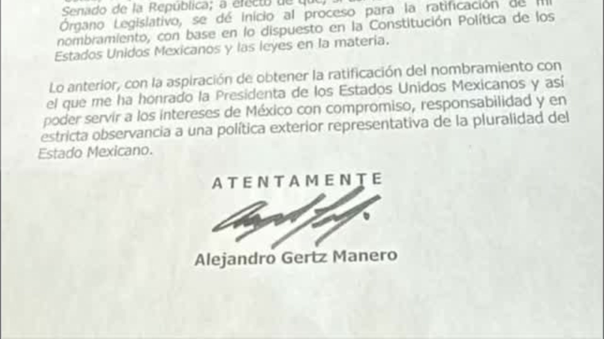 ULTIMA HORA: Alejandro Gertz Manero deja la FGR para ser embajador; se desconoce para qué país