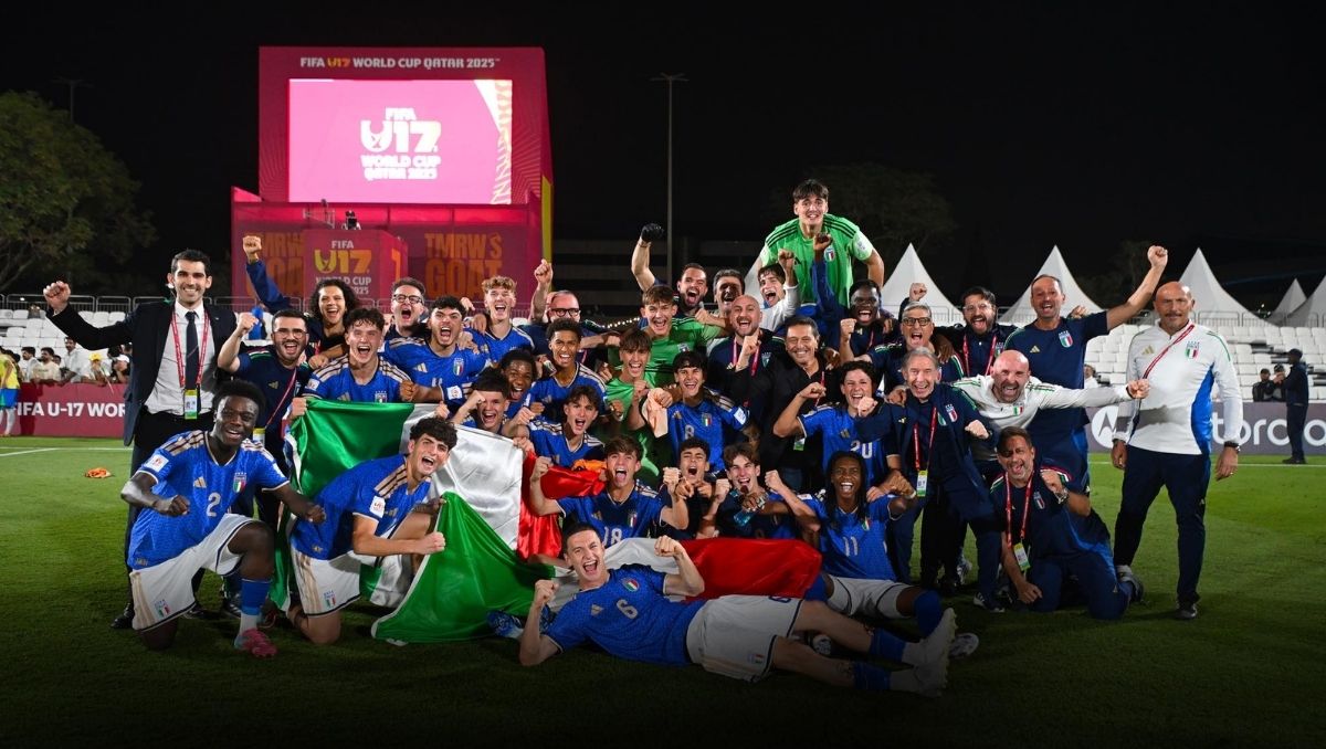 Italia se queda con el tercer lugar del Mundial Sub 17 tras vencer a Brasil en penales (FB: @NazionaleCalcio)