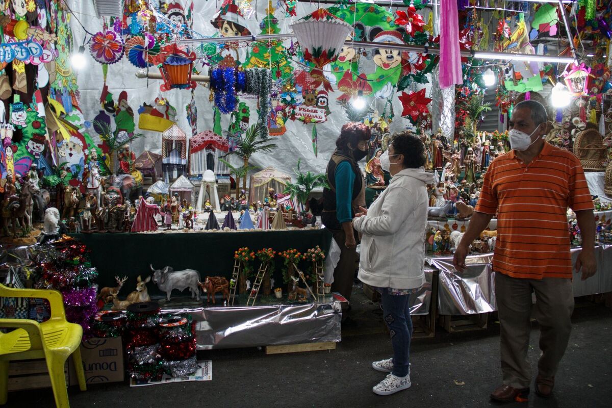 Mercados navideños en la Ciudad de México. (Foto: Cuartoscuro)