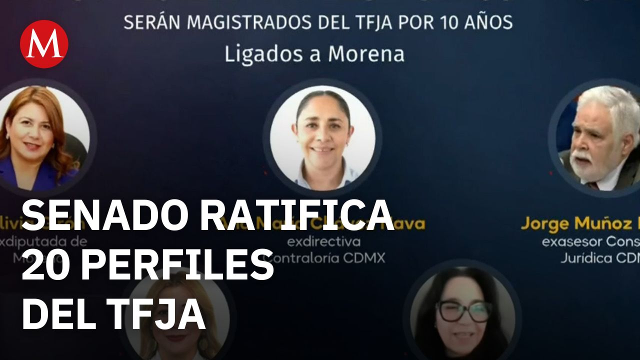 El Senado ratifica 20 perfiles para salas regionales del TFJA vinculados a la 4T