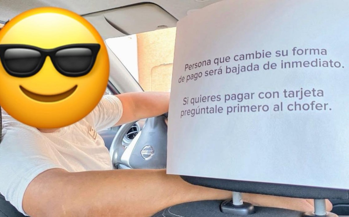 El chofer explicó que su molestia nació luego de que varios pasajeros aceptaran el viaje en efectivo, y a mitad del trayecto cambiaran a tarjeta.