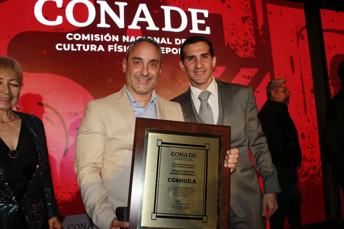 Coahuila es distinguido en la gala de la Conade 2025. (Especial)