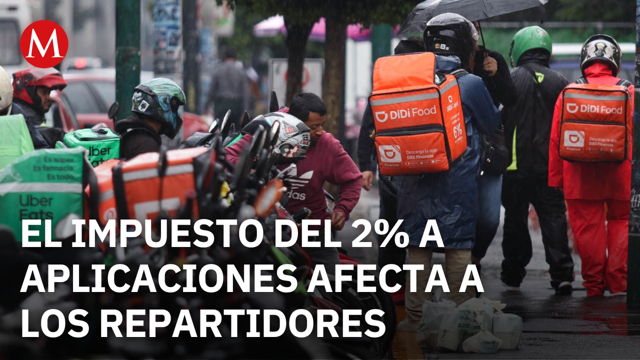¿Cómo afectará el puesto del 2% afectará a los repartidores de aplicación?