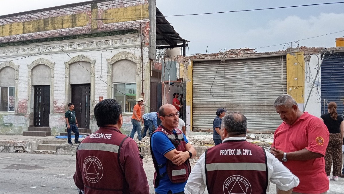Gran parte de las edificaciones del centro histórico presentan un deterioro avanzado. (PC Tampico)
