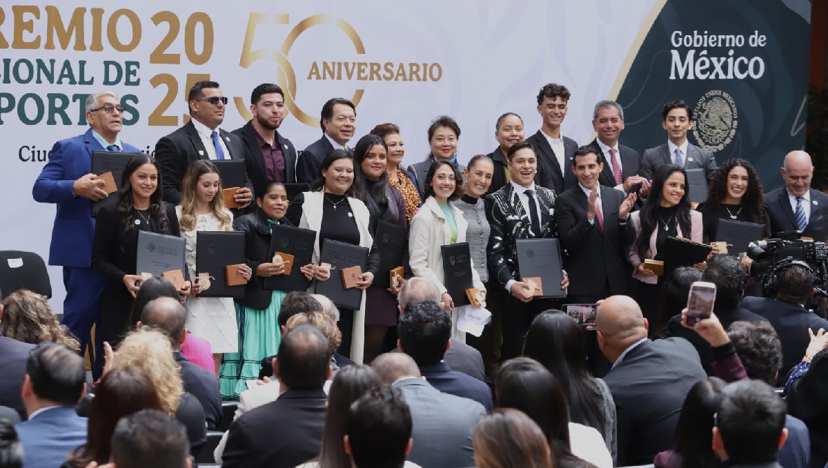 Claudia Sheinbaum galardona a los ganadores del Premio Nacional del Deporte 2025