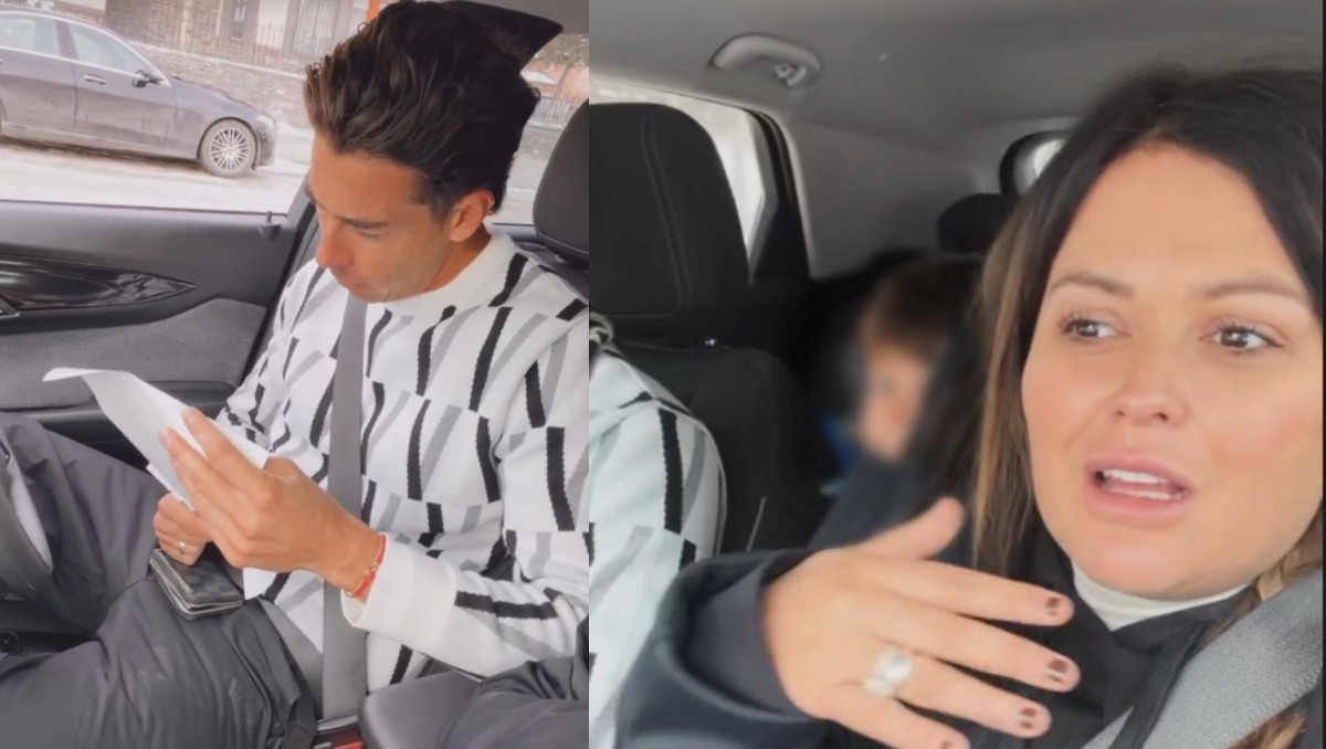 Mariana Echeverría y su esposo Óscar Jiménez son detenidos en Canadá; publican video discutiendo: "Estamos peleando"