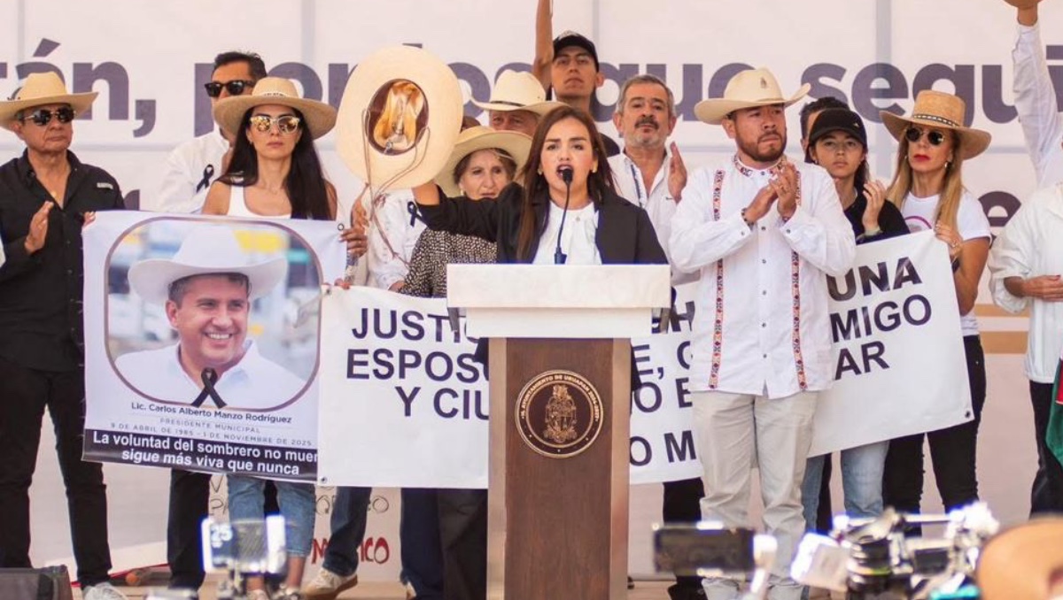 Buscan registrar como marca al Movimiento Independiente del Sombrero, partido de Carlos Manzo y Grecia Quiroz