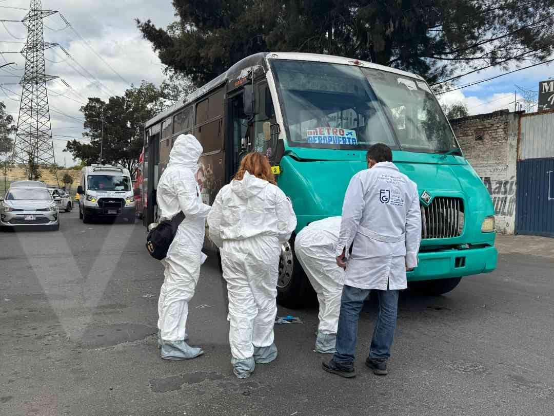 El operador del transporte público en Santa María Aztahuacán fue detenido. | Especial