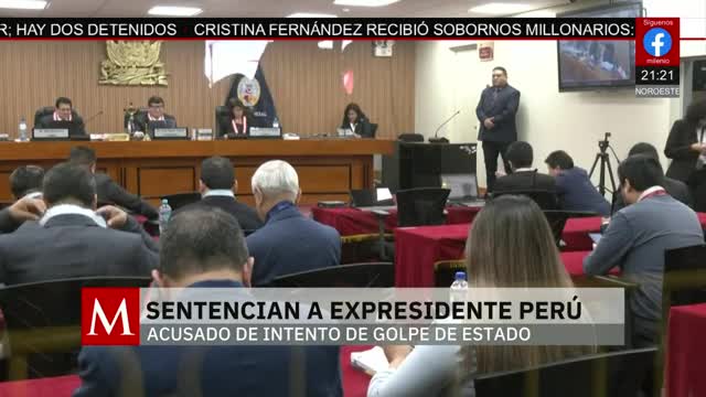 Dan sentencia al expresidente de Perú | Paola Barquet, 27 de noviembre de 2025
