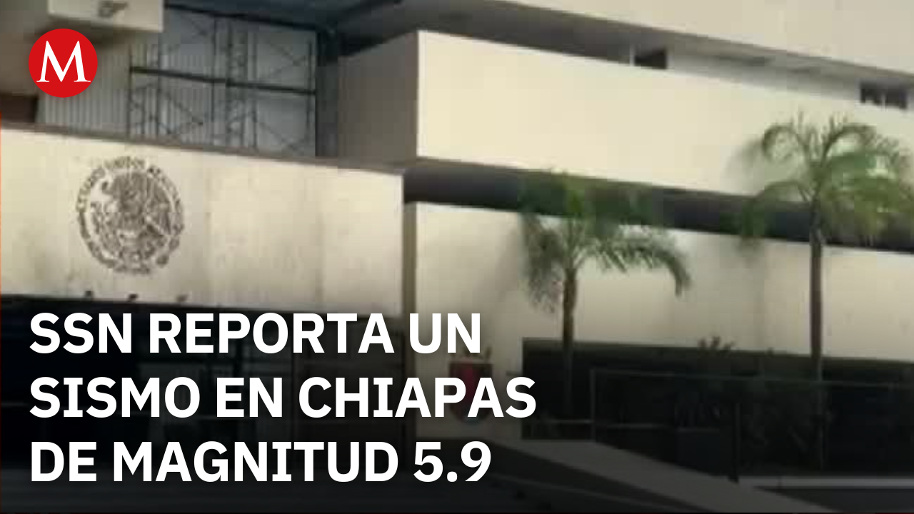 El Servicio Sismológico Nacional reporta un sismo en Motozintla, Chiapas