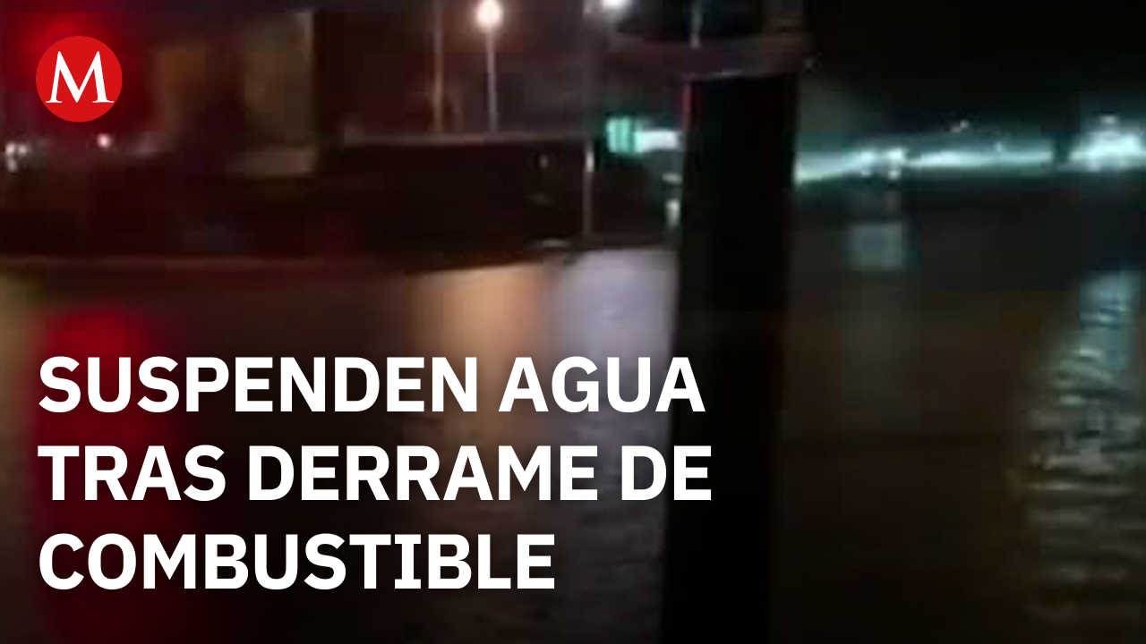 Suspenden agua tras derrame de combustible en el río Cazones, Poza Rica