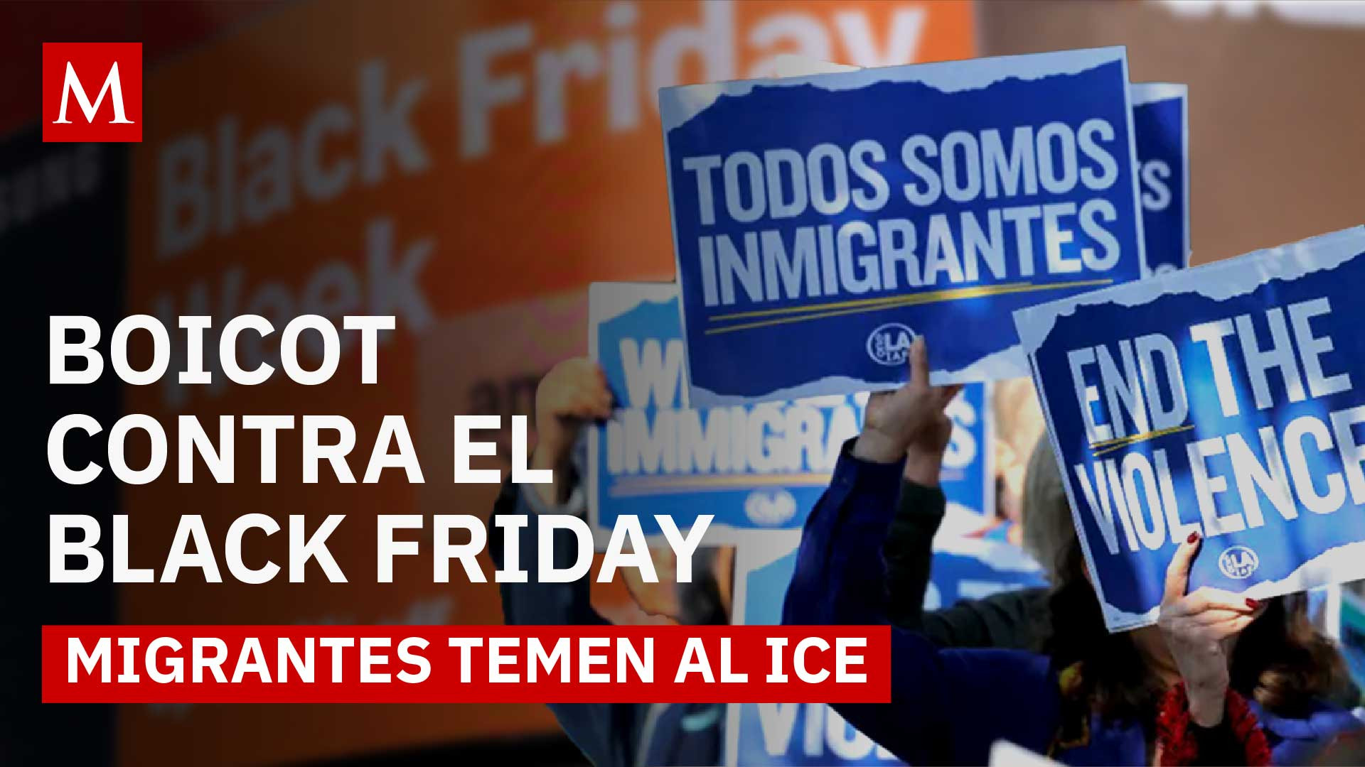 Tiendas vacías y tensión migratoria durante el Black Friday en EU
