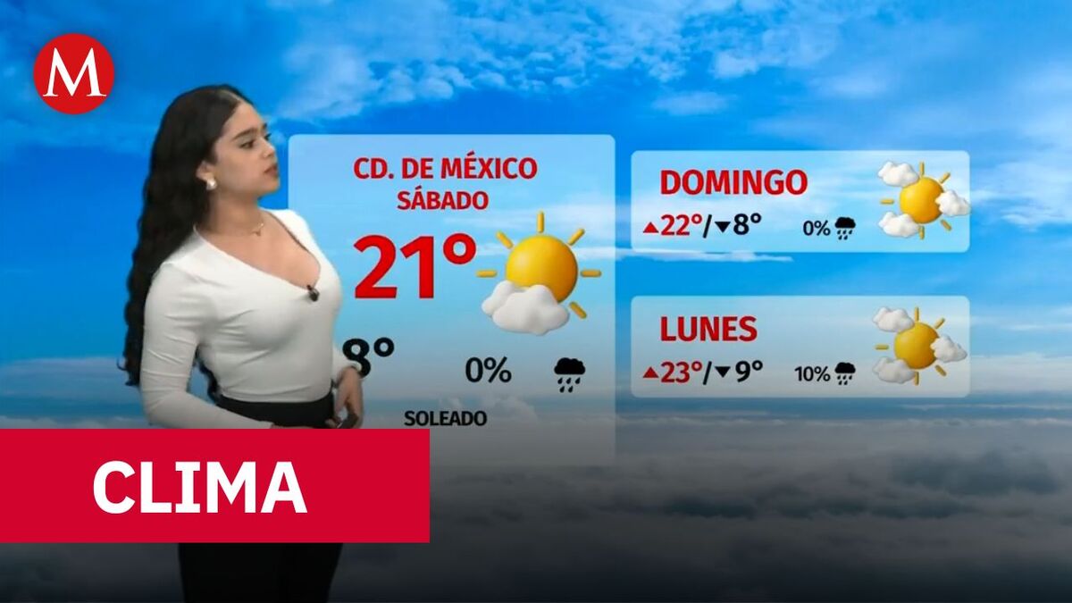 Clima de hoy sábado 29 de noviembre de 2025 | Pronóstico con Natalia Sánchez