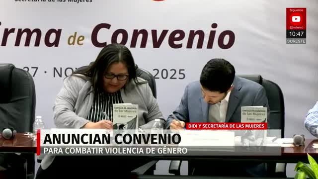 Didi firma convenio con la Secretaría de las Mujeres para combatir la violencia de género