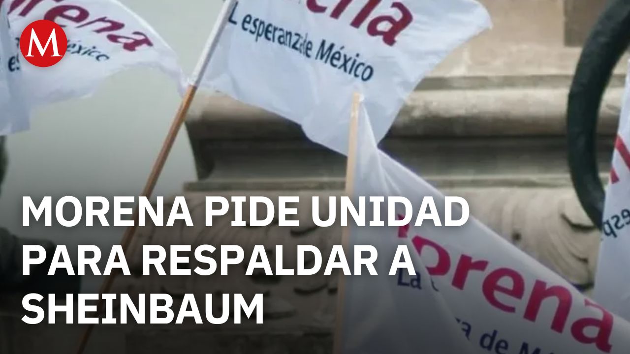 Morena convoca a respaldar a Sheinbaum el 6 de diciembre
